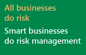 Smart businesses do risk management